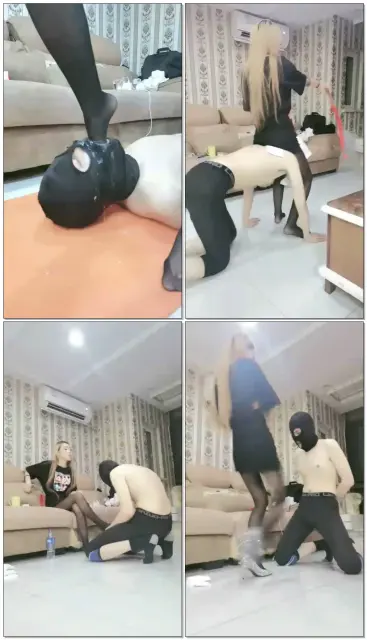 【傲柔】调教提档,深喉,踹踩扇踢,舔脚圣水,骑马钻胯,口水