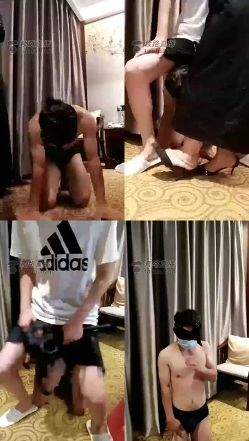 【情侣月儿s】调教我和老公的跨下奴