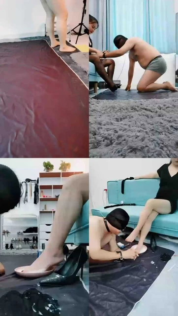 【香颜S】玉足喂食酸奶,舔脚,圣水