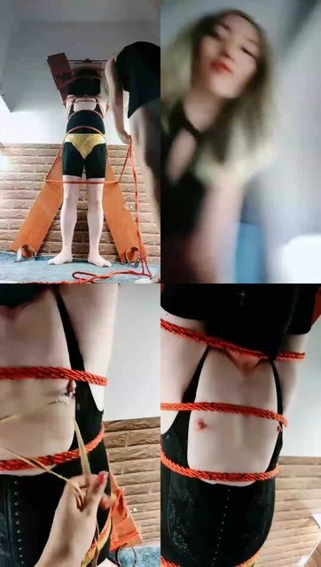 【东营天香百合】拘束，虐乳，鞭打，电击