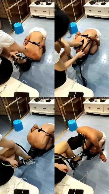 【重庆蕊闻女神】调教捆绑鞭打奴隶（上）