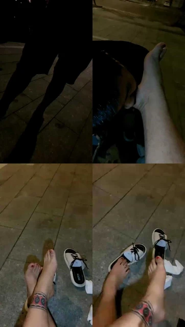 【香奶奶s】户外开发路人跪舔，猛吸玉足