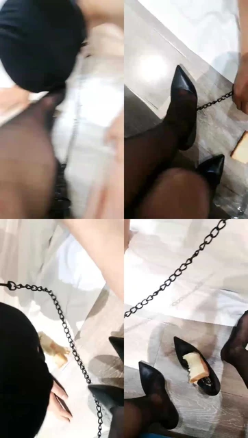 【辉夜大大】高跟鞋喂食面包片