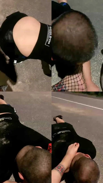 【香奶奶s】中元节夜晚猥琐男搭山被调教羞辱(上)(独)