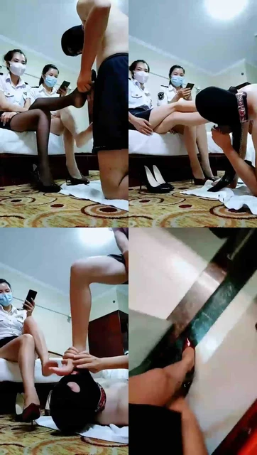 【芒果S】双主调教，舔脚，深喉，圣水