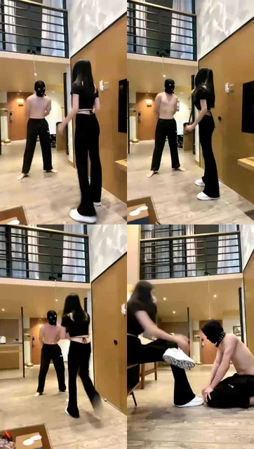 【弯弯小阿姨呀s】蛋蛋后学生仔，求暴力提档踩踏