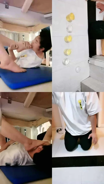 【Michelle傲雪s】饭桌底下贱狗舔脚,深喉脚耳光,圣水
