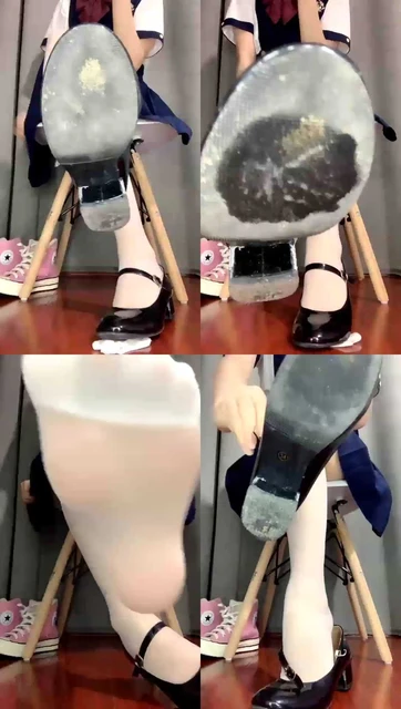 【绘子】恶魔洗脑寸止,脏鞋底,臭白丝