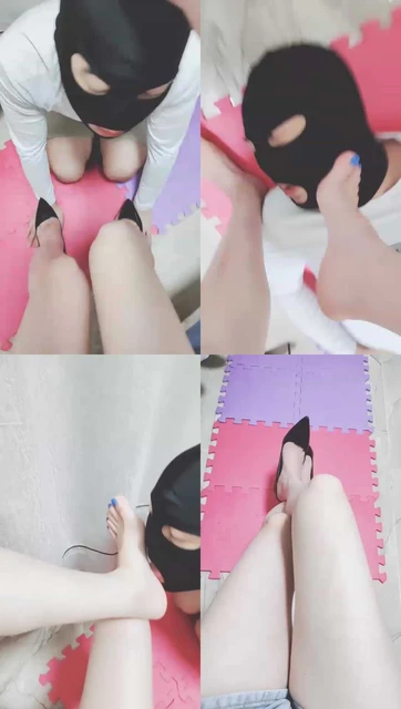 【夏琳】疯狂耳光,脚耳光,舔脚舔鞋