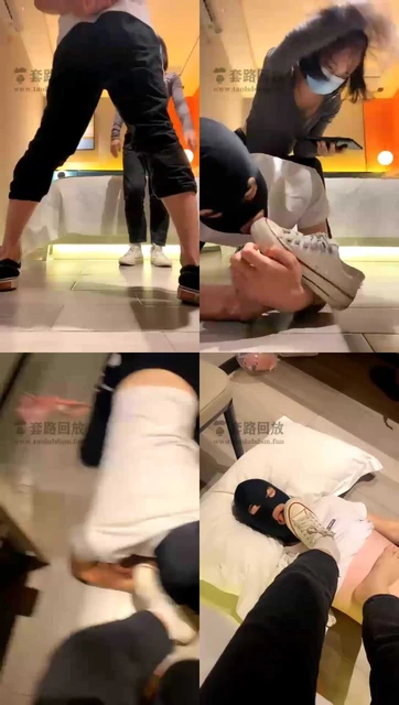 【小乔babys】暴力踢裆,舔鞋底,鞭打