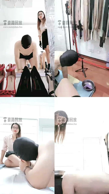 【执念】跪拜鞋子祖宗,舔靴子,闻臭丝袜脚,舔脚深喉