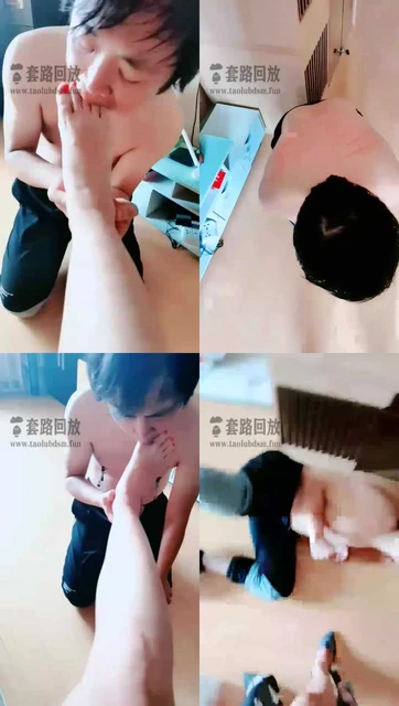 【天津冰冰女主】恋足，藤条抽出血，暴力耳光虐狗