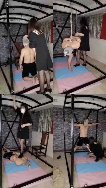 【s夏夏绳缚】呼吸控制，捆绑调教