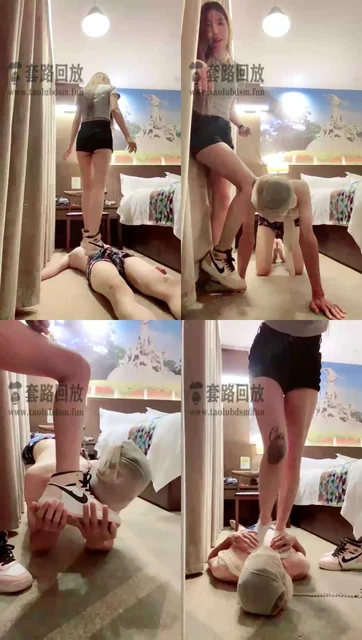 【陈甜女蒂S】开发素人玩踩踏各种虑