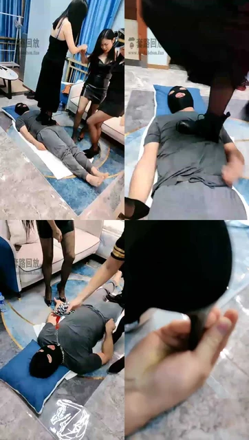 【采淇s】带素人美女入圈，重度踩踏