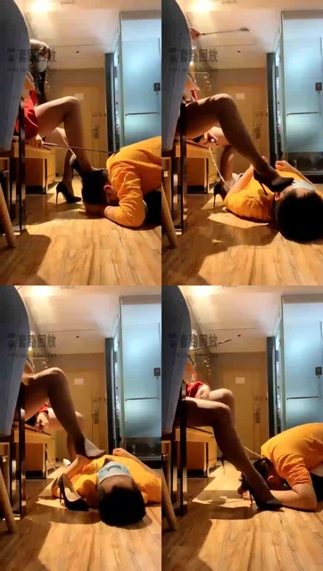 【欣宝】贱狗约课初体验，跑过来找虐