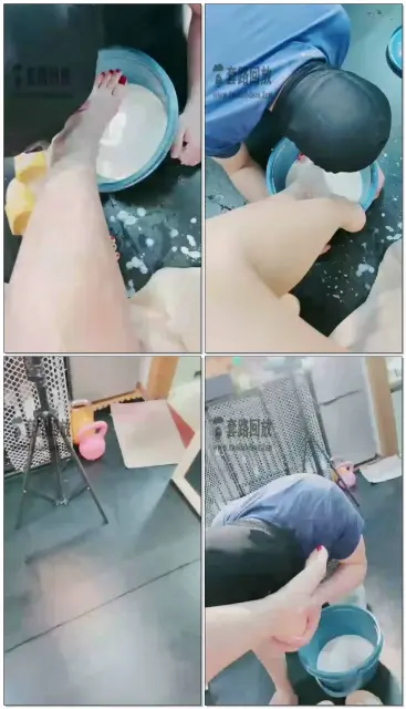 【微希】下贱的狗家奴，玉足牛奶，浓痰