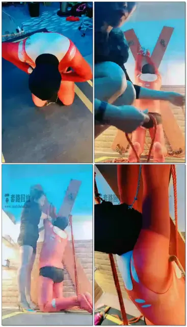 【东营天香百合】虐乳鞭打