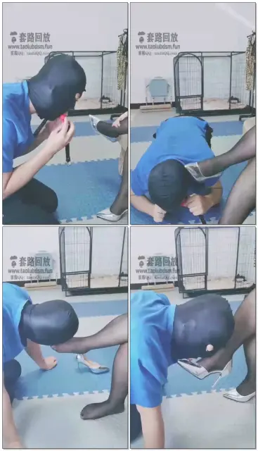 【北京熙媛s】拉出笼子里一只贱狗调教玩