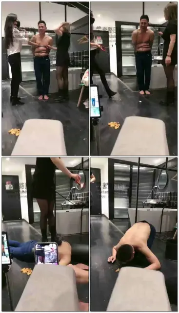 【木玖s&西西小主】双女主土课二狗，200耳光滴蜡