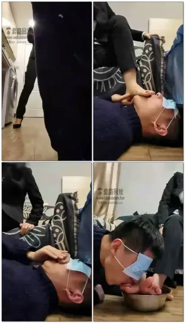 【梵高】(御严s)喝洗脚水，足交+御姐调教