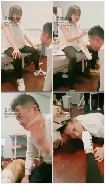 【西西小主】（刘二狗）人狗舌吻+800耳光