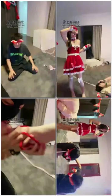 【雪莉Shirley】圣诞之夜给小屁孩送“礼物”