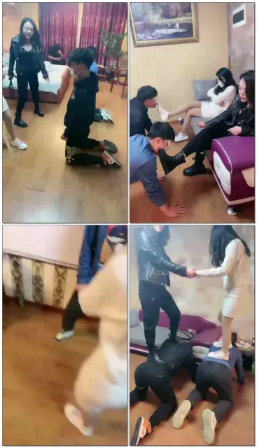 【逗逗s】带素人妹妹狂踢裆踢踹组合鞭打疯狂输出双狗天生的女王！