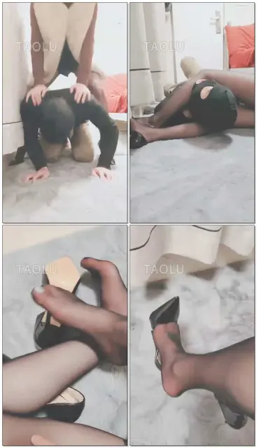 【灵竹】丝袜脚虐待18岁小奶狗