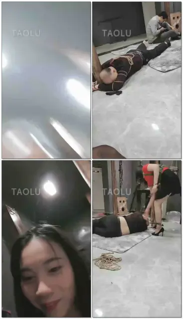 【一绳有你】现场调教鞭打捆绑耳光