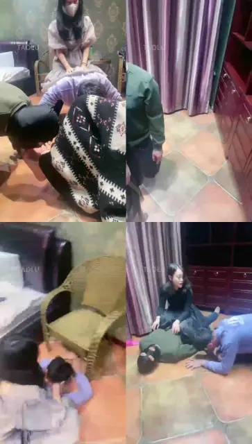 【逗逗s】带素人妹妹黄金双奴全食