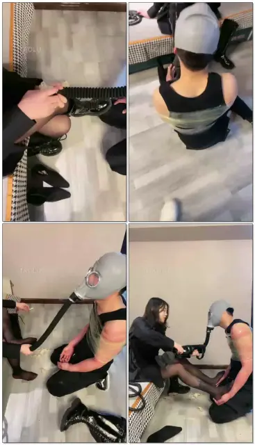 【逗逗s】面具强制一小时地狱式控制呼吸深度窒息