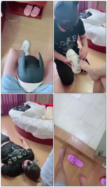 【玖玖呀】清理运动鞋骑马踩踏喂食