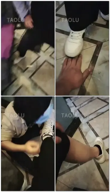 【德意户外男神】开发沐足小姐姐成功!踢裆,耳光,钻胯各种暴力