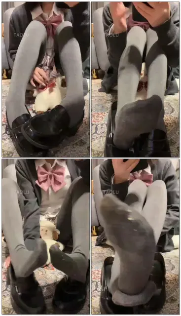 【绘子】第一视角红绿灯袜底面包屑