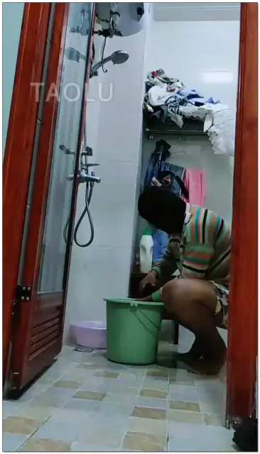 【果子一号】调教家务清洁工奴