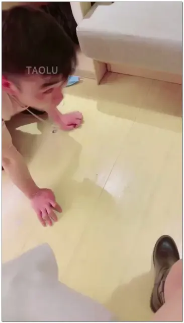 【雨琦S】全体重踩踏喂食耳光滴蜡