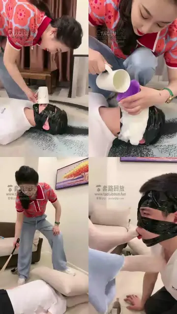 【鑫儿教头】被开发的18岁生水糊脸窒息