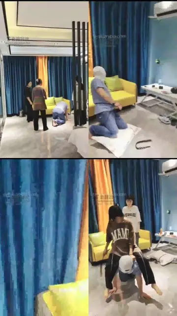 【德意户外男神】3个冷美带闺蜜强制剩水口水侮辱踢废档