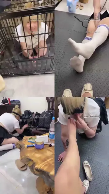 【琳嘉】羞辱加惩罚被圈养的女奴