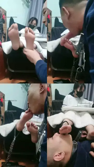 【明明就很贱】舔脚