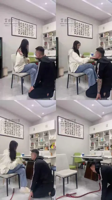 【邪魅大大】首次调教社会人500耳光