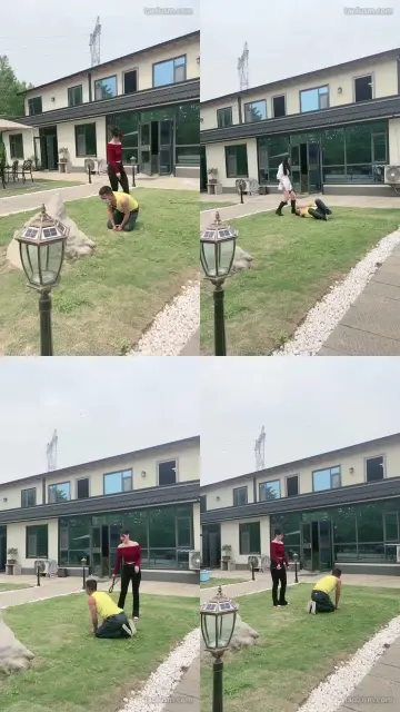 【沅芷大人】户外调教惩罚圈养的家畜