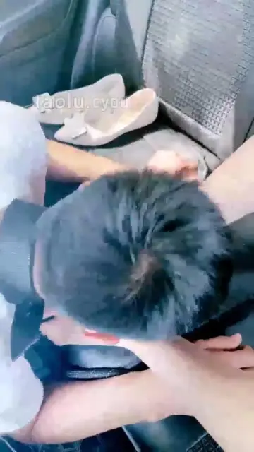 【尤黎】户外调教车内舔脚