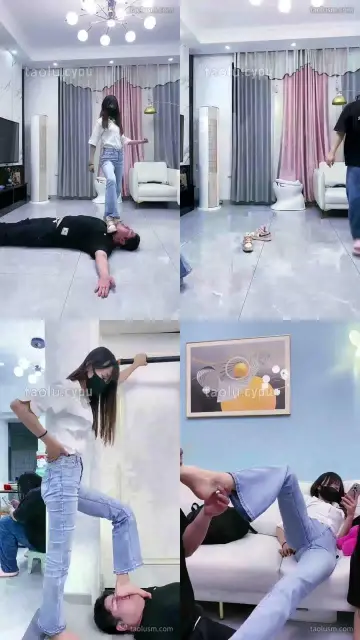 【麋鹿银儿】残暴的女王喜欢踩头