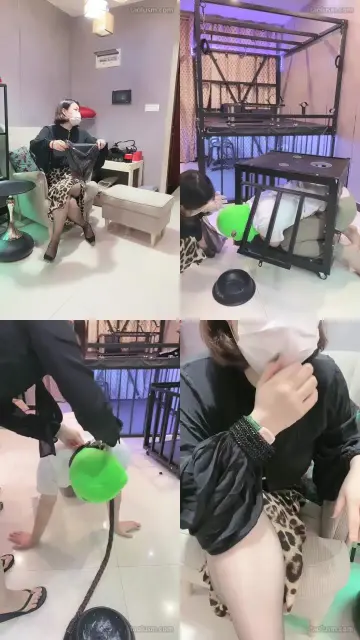 【梓夫人】姐妹调教绿帽奴