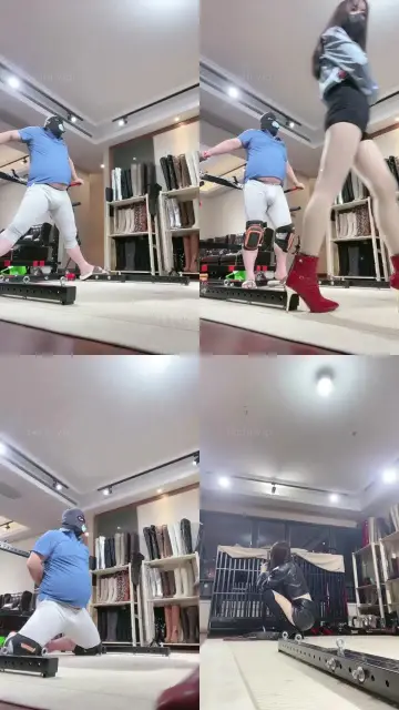 【樱桃大大】暴力踢裆