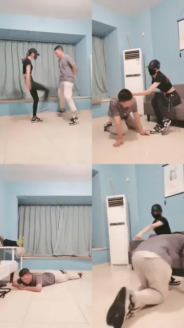 【美娜格格】暴揍踢裆