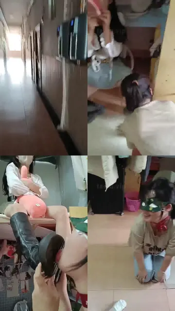 【爱可呀】在寝室走廊调教男奴突然有人从寝室走出来