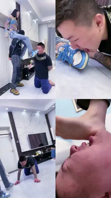 【麋鹿银儿】库库女王完虐六十岁老奴